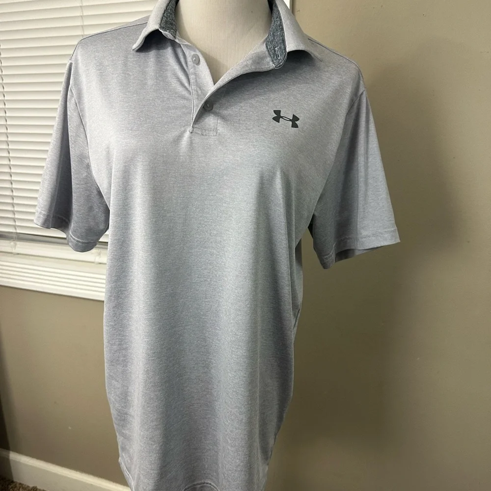 Under Armour men’s size medium the playoff‎ golf polo short sleeve shirt - Picture 3 of 11